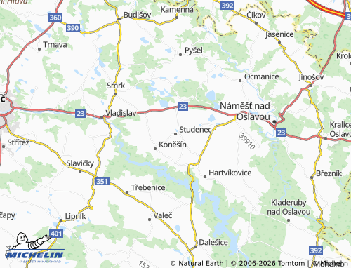 Mappa MICHELIN Studenec - ViaMichelin