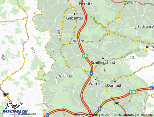 Mapa MICHELIN Oestheim - ViaMichelin