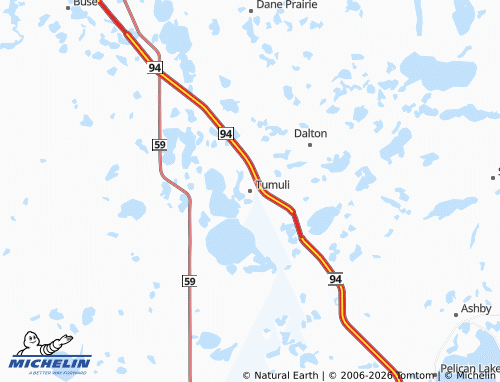 Mapa MICHELIN Tumuli - ViaMichelin