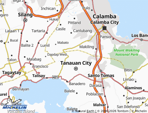 Mappa MICHELIN Malaking Pulo - ViaMichelin
