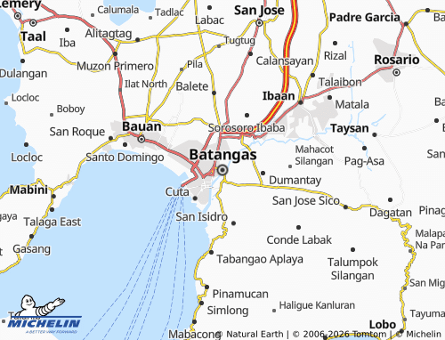 Mappa MICHELIN Batangas - ViaMichelin