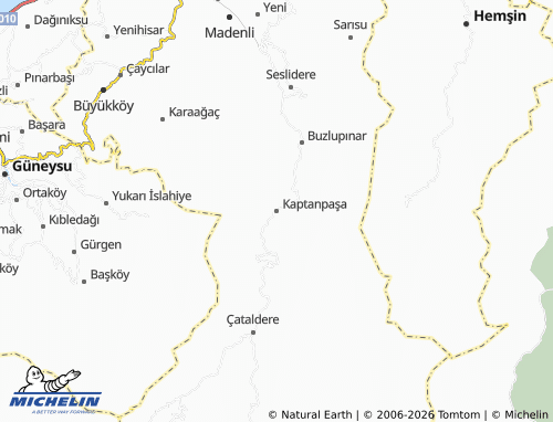 MICHELIN Kaptanpaşa map - ViaMichelin
