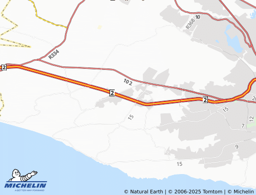MICHELIN Westlands Agricultural Holdings map - ViaMichelin