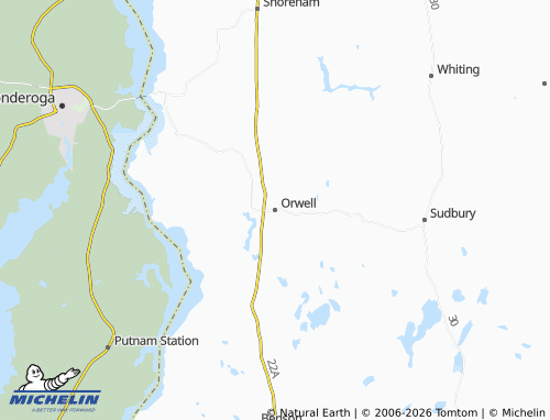 Mappa MICHELIN Orwell - ViaMichelin