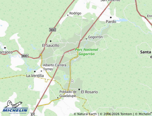 MICHELIN Los Reyes map - ViaMichelin