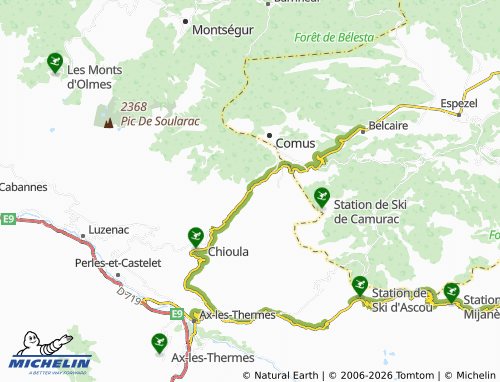 Mappa MICHELIN Prades - ViaMichelin