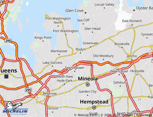 Mapa MICHELIN Roslyn Estates - ViaMichelin