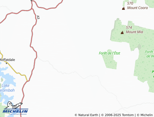 MICHELIN Barambah map - ViaMichelin