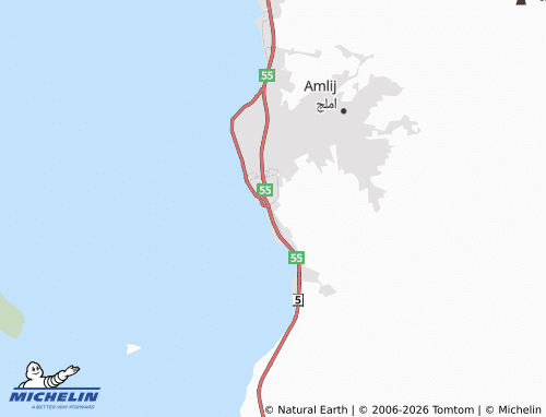 Mappa MICHELIN al-Sha'b - ViaMichelin