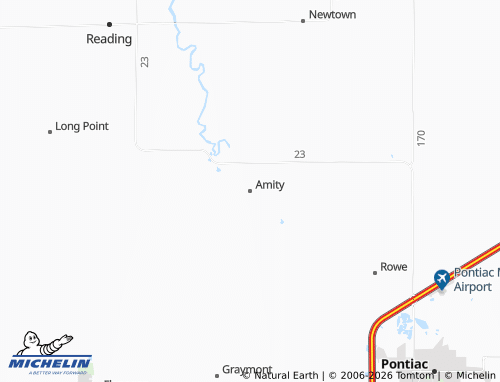 Mapa MICHELIN Amity - ViaMichelin