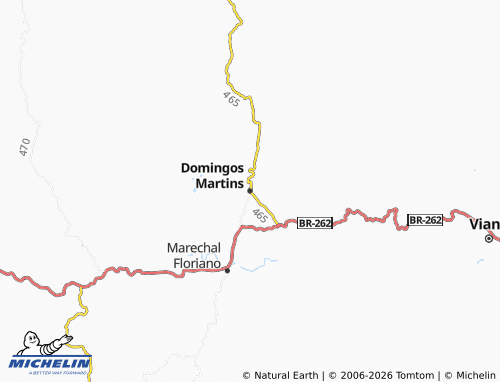 Mapa MICHELIN Domingos Martins - ViaMichelin