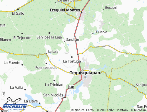 MICHELIN-Landkarte Residencial Haciendas de Tequisquiapan Sección D - ViaMichelin
