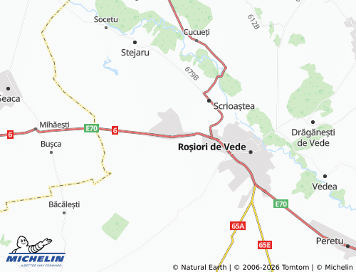 MICHELIN Măldăeni map - ViaMichelin