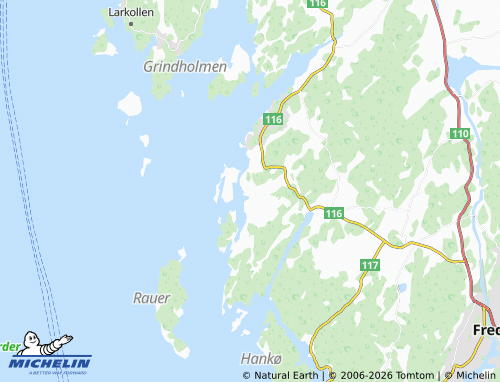 MICHELIN-Landkarte Lervik - ViaMichelin