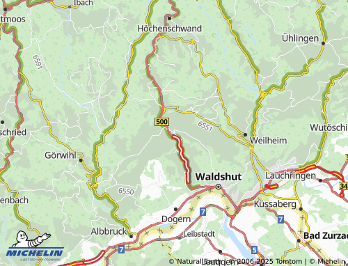 Carte MICHELIN Waldkirch - ViaMichelin