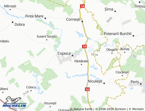 Mapa MICHELIN Cojasca - ViaMichelin