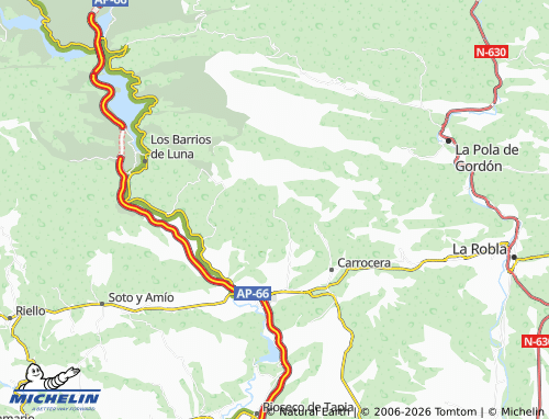MICHELIN Piedrasecha map - ViaMichelin