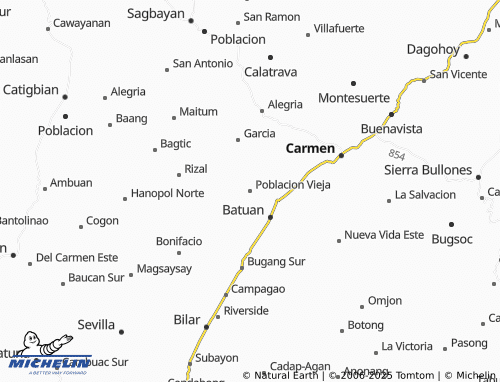 MICHELIN Longsudaan map - ViaMichelin