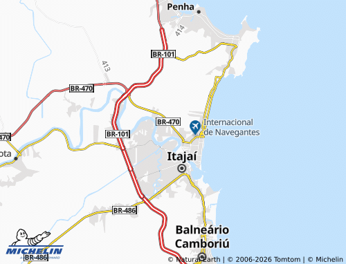 Mapa MICHELIN São Domingos - ViaMichelin