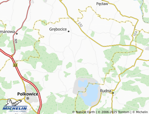 MICHELIN Stara Rzeka map - ViaMichelin