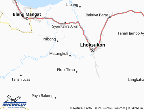 MICHELIN Tanjong Tgk Ali map - ViaMichelin