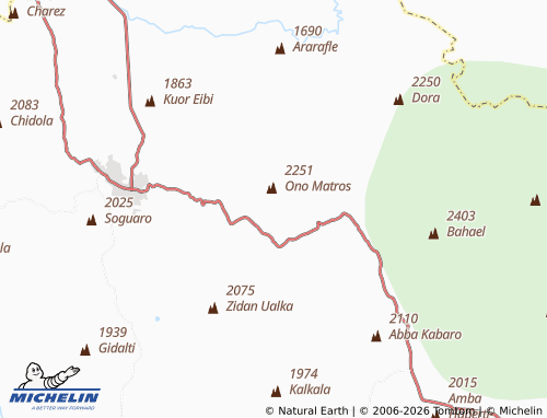 Mapa MICHELIN Adebu'ur - ViaMichelin