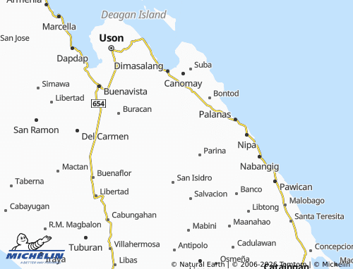 MICHELIN Buenasuerte map - ViaMichelin
