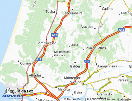 Mapa MICHELIN Porto Lamas - ViaMichelin
