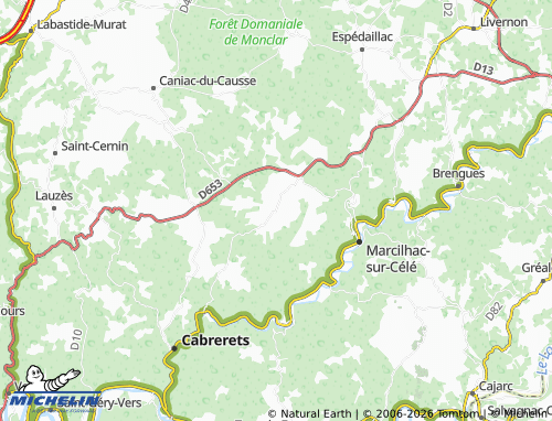 Mappa MICHELIN Blars - ViaMichelin