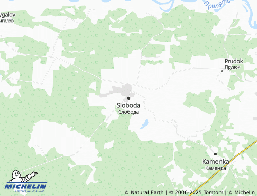 MICHELIN Sloboda map - ViaMichelin