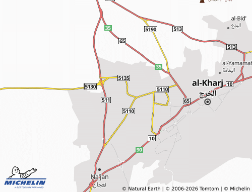 Carte MICHELIN al-Muhammadiyah - ViaMichelin