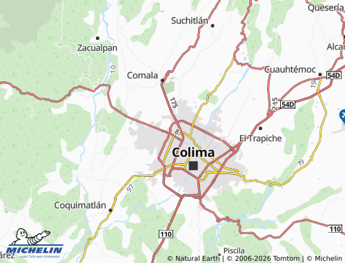 MICHELIN Jardines del Llano map - ViaMichelin