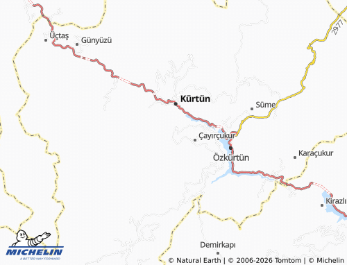 Mappa MICHELIN Şendere - ViaMichelin