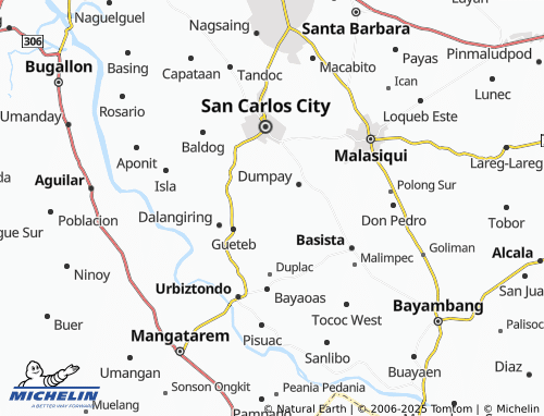 MICHELIN Calobaoan map - ViaMichelin