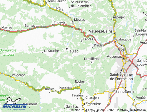 MICHELIN-Landkarte Saint-Cirgues-de-Prades - ViaMichelin