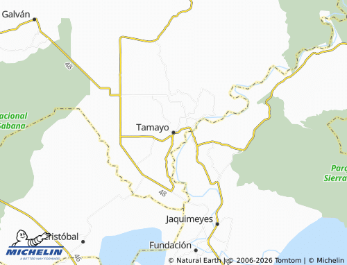 MICHELIN Tamayo map - ViaMichelin