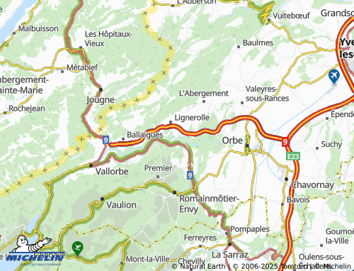 Mappa MICHELIN Les Clées - ViaMichelin