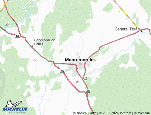 MICHELIN Fraccionamiento Rincón de Las Huertas Tercer Sector map - ViaMichelin