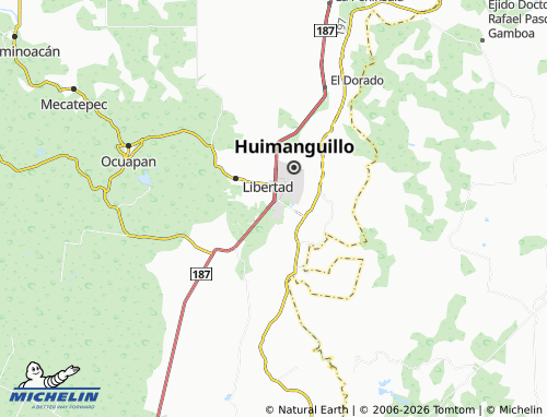 MICHELIN La Juventud map - ViaMichelin