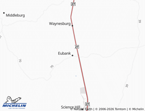 Mappa MICHELIN Eubank - ViaMichelin