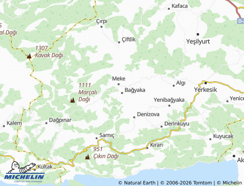 Mappa MICHELIN Bağyaka - ViaMichelin