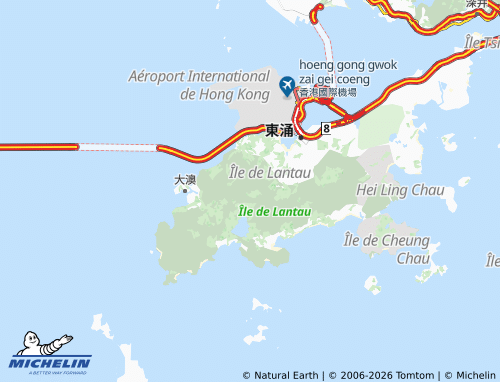 Mapa MICHELIN ngong ping - ViaMichelin