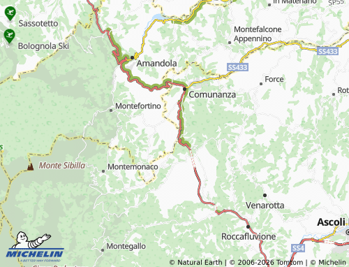 Kaart MICHELIN Serra - ViaMichelin