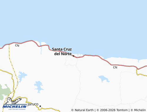 Kaart MICHELIN Santa Cruz del Norte - ViaMichelin