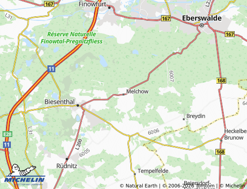 MICHELIN Melchow map - ViaMichelin
