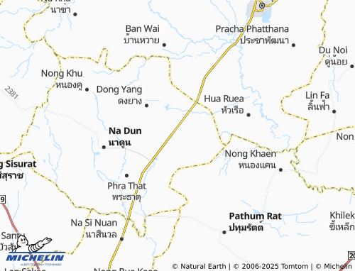 MICHELIN Nong Phai map - ViaMichelin