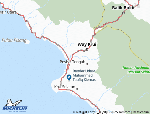 MICHELIN Ulu Krui map - ViaMichelin