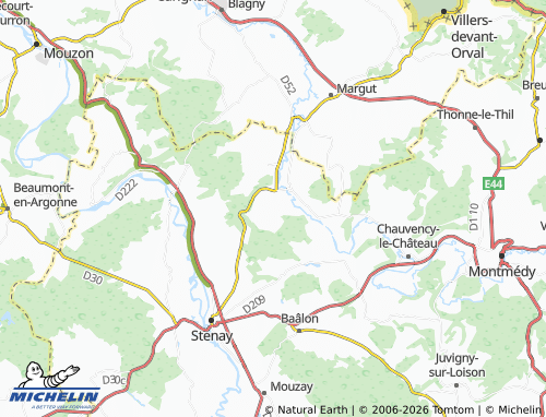 Carte MICHELIN Nepvant - ViaMichelin