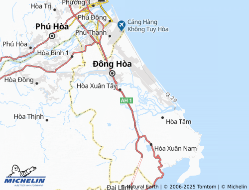 MICHELIN-Landkarte Hòa Xuân Đông - ViaMichelin