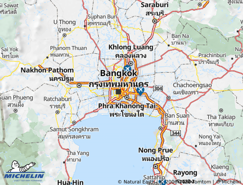 Kaart MICHELIN Pathum Wan - ViaMichelin